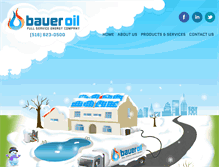 Tablet Screenshot of baueroilcorp.com